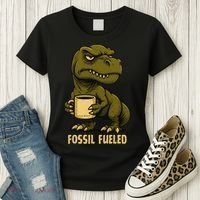 Fossil Fueled Grumpy Women's T-Shirt thumb 3