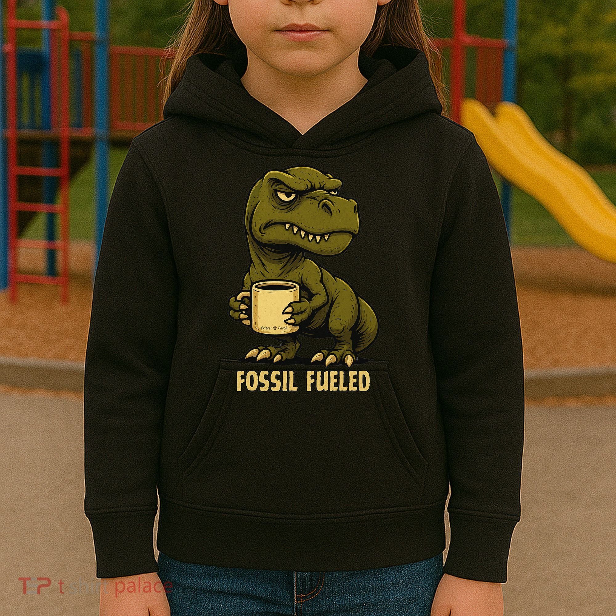 Fossil Fueled Grumpy Kids Hoodie