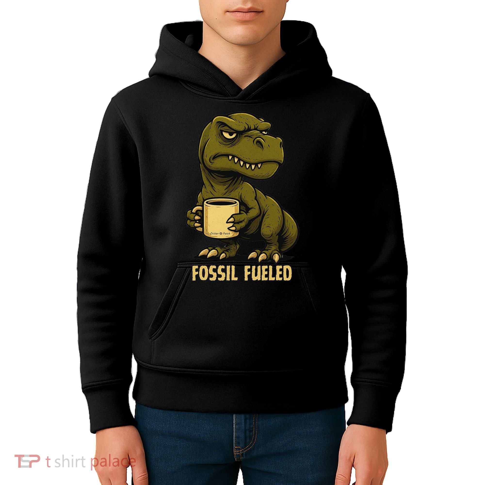 Fossil Fueled Grumpy Kids Hoodie