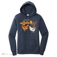 Funny Farmer Gift I Love My Ladies Chicken Women's Hoodie thumb 0