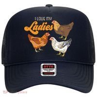 Funny Farmer Gift I Love My Ladies Chicken Hat thumb 0