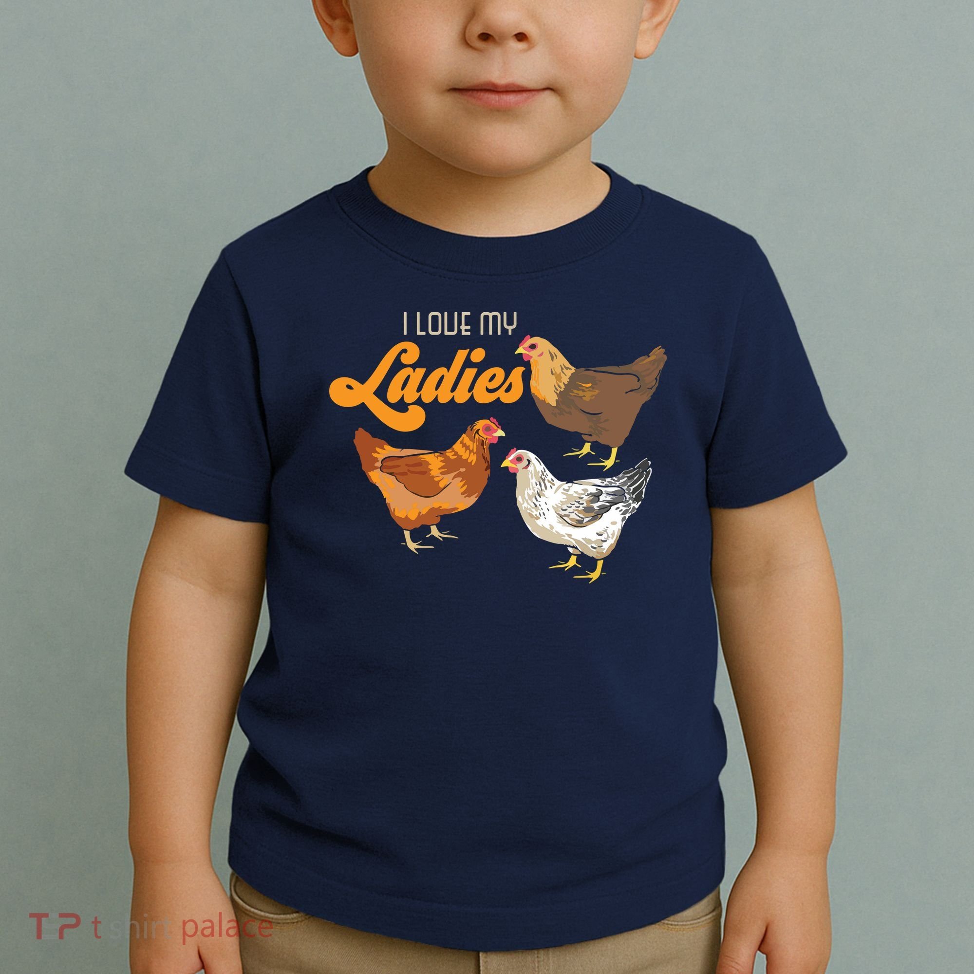 Funny Farmer Gift I Love My Ladies Chicken Toddler T-Shirt