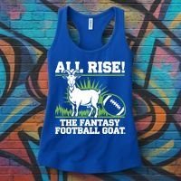 Fantasy Football GOAT Funny Sports Fan Gift Women's Tank Top thumb 3