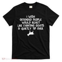 Funny, Fainting Goat . Joke Sarcastic Family T-Shirt thumb 0