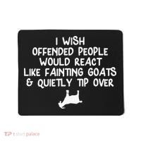 Funny, Fainting Goat . Joke Sarcastic Family Mousepad thumb 0