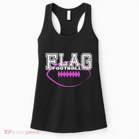 Flag Football Girl Player Team Women's Tank Top thumb 0