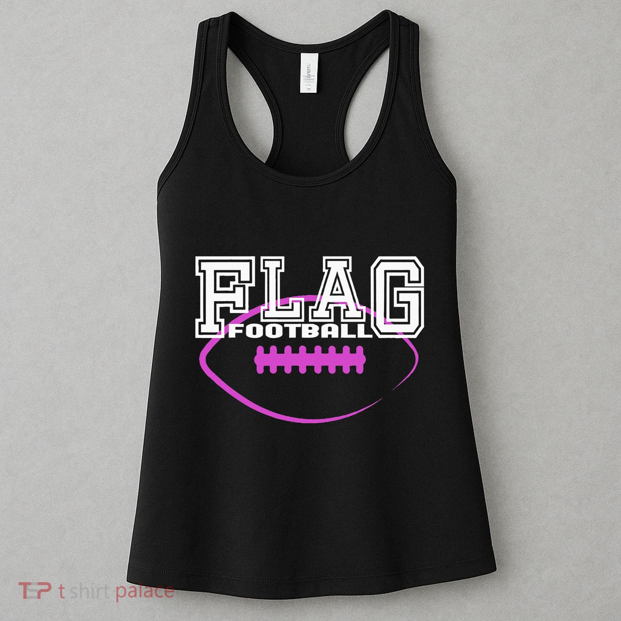 Flag Football Girl Player Team Women's Tank Top