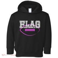 Flag Football Girl Player Team Toddler Hoodie thumb 0