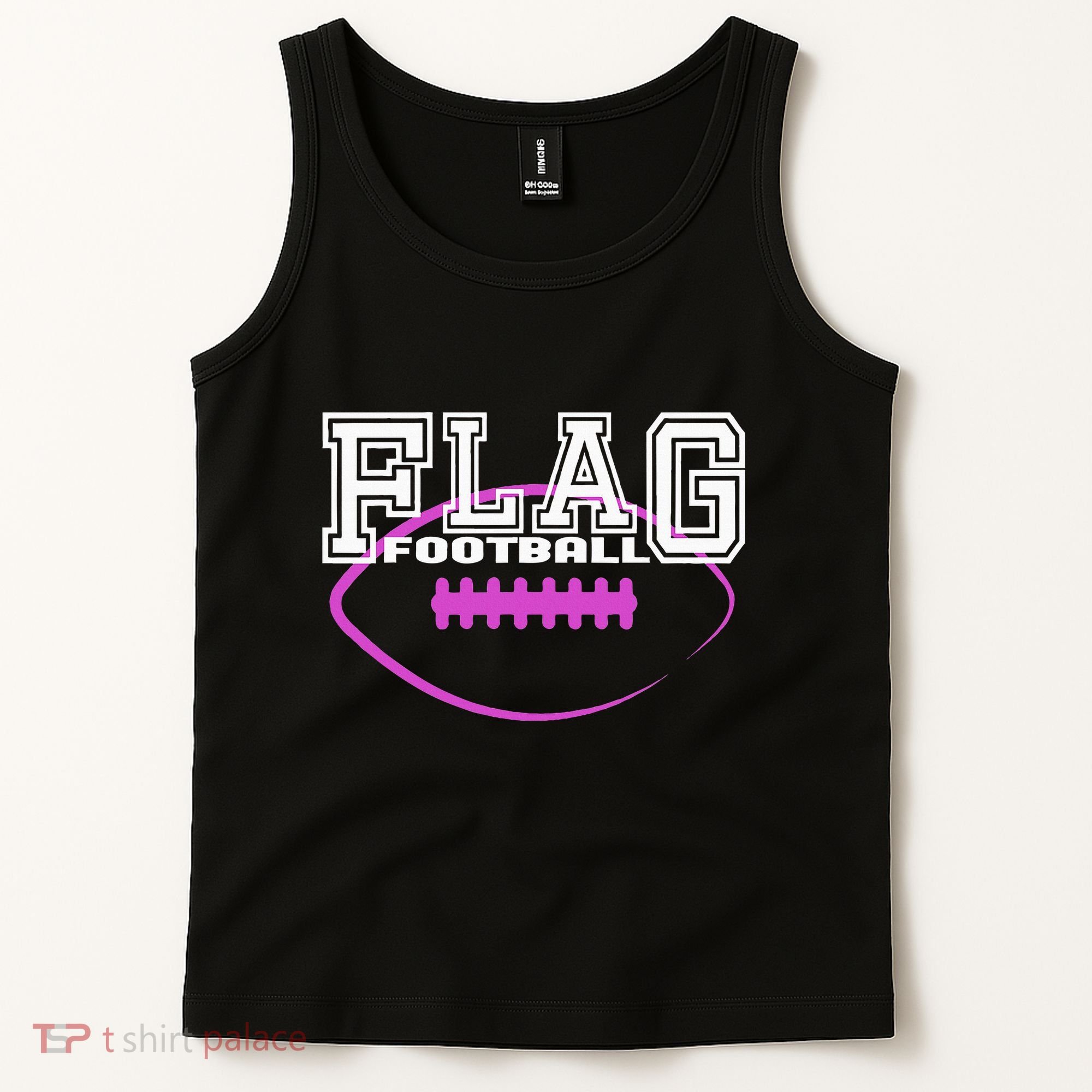 Flag Football Girl Player Team Tank Top