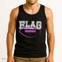 Flag Football Girl Player Team Tank Top thumb 3