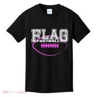 Flag Football Girl Player Team Kids T-Shirt thumb 0