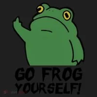 Funny Frog Go Frog Yourself! Gift Women's Sweatshirt thumb 2