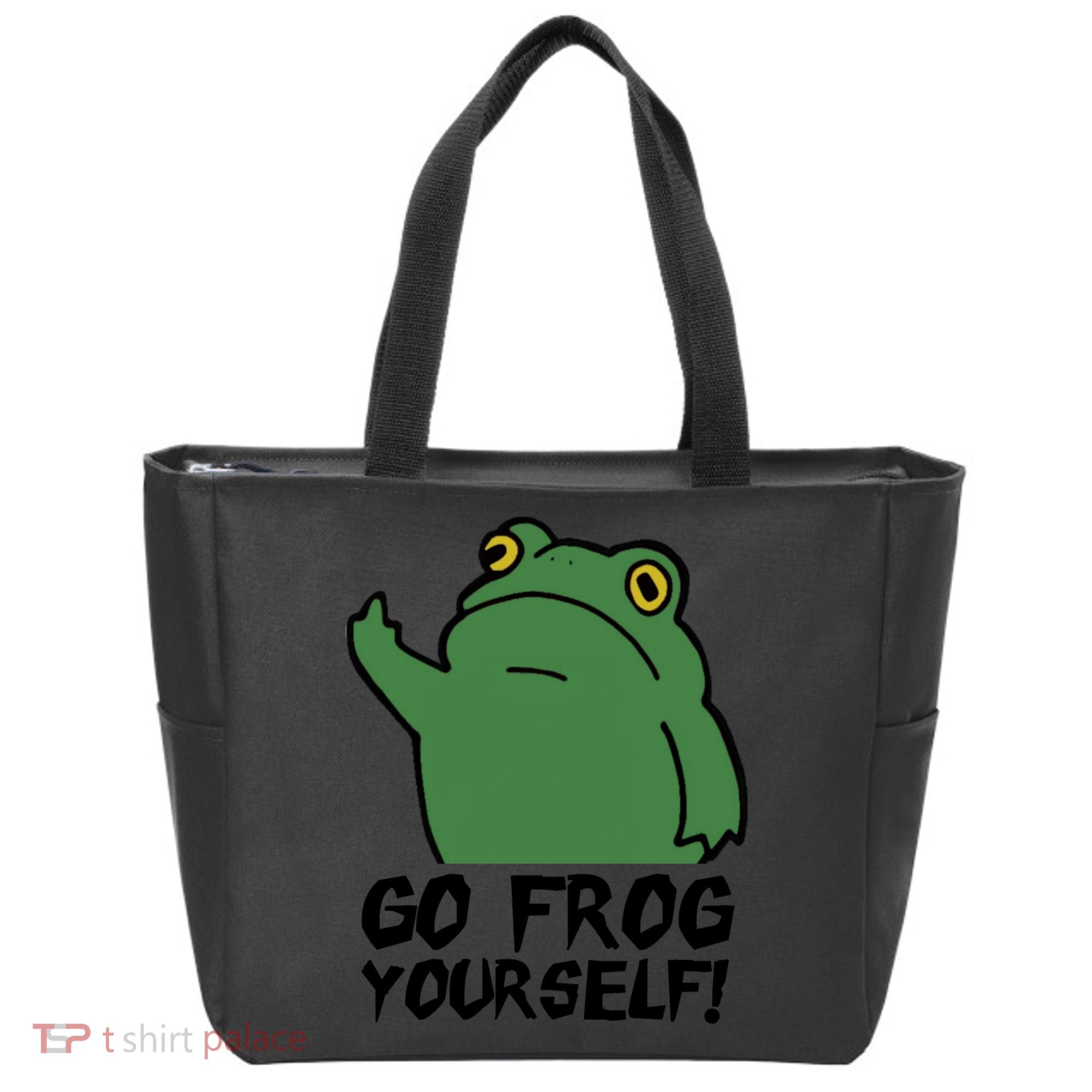 Funny Frog Go Frog Yourself! Gift Tote Bag