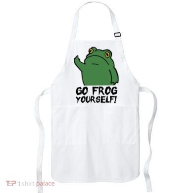Funny Frog Go Frog Yourself! Gift Apron