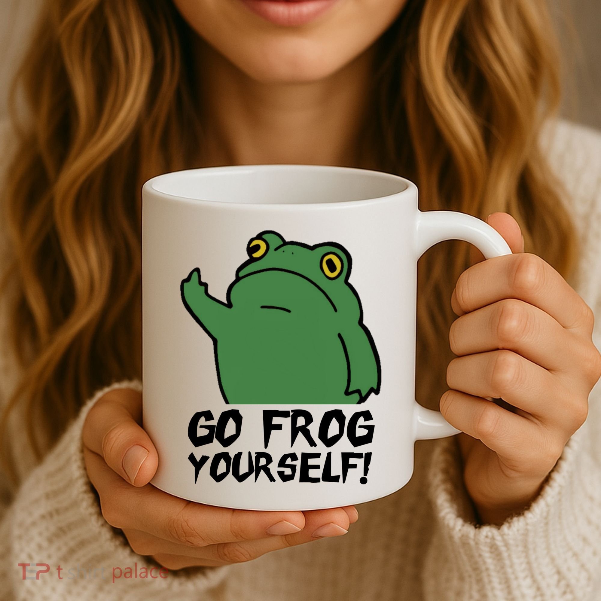Funny Frog Go Frog Yourself! Gift Coffee Mug