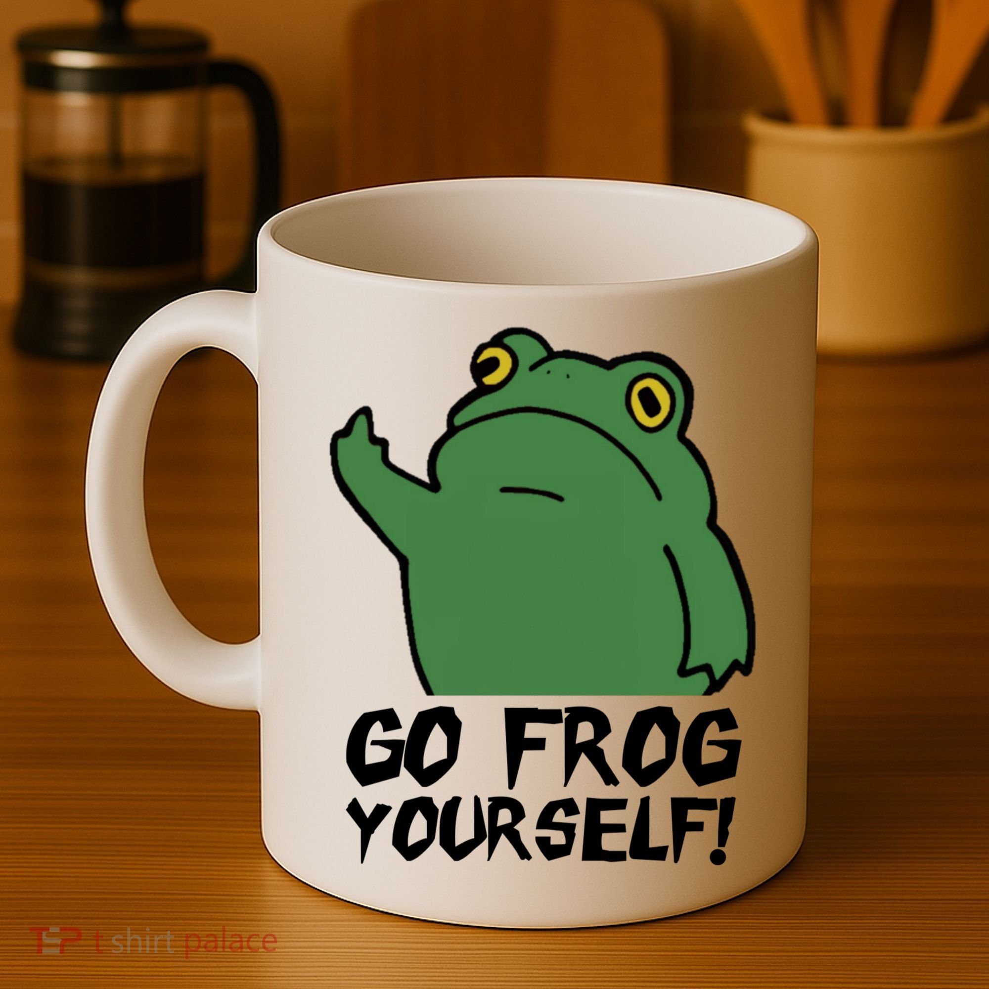 Funny Frog Go Frog Yourself! Gift Coffee Mug
