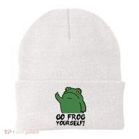 Funny Frog Go Frog Yourself! Gift Beanie thumb 0