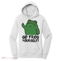 Funny Frog Go Frog Yourself! Gift Women's Hoodie thumb 0