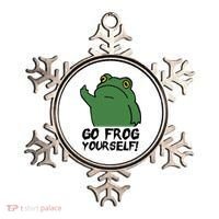 Funny Frog Go Frog Yourself! Gift Ornament thumb 0