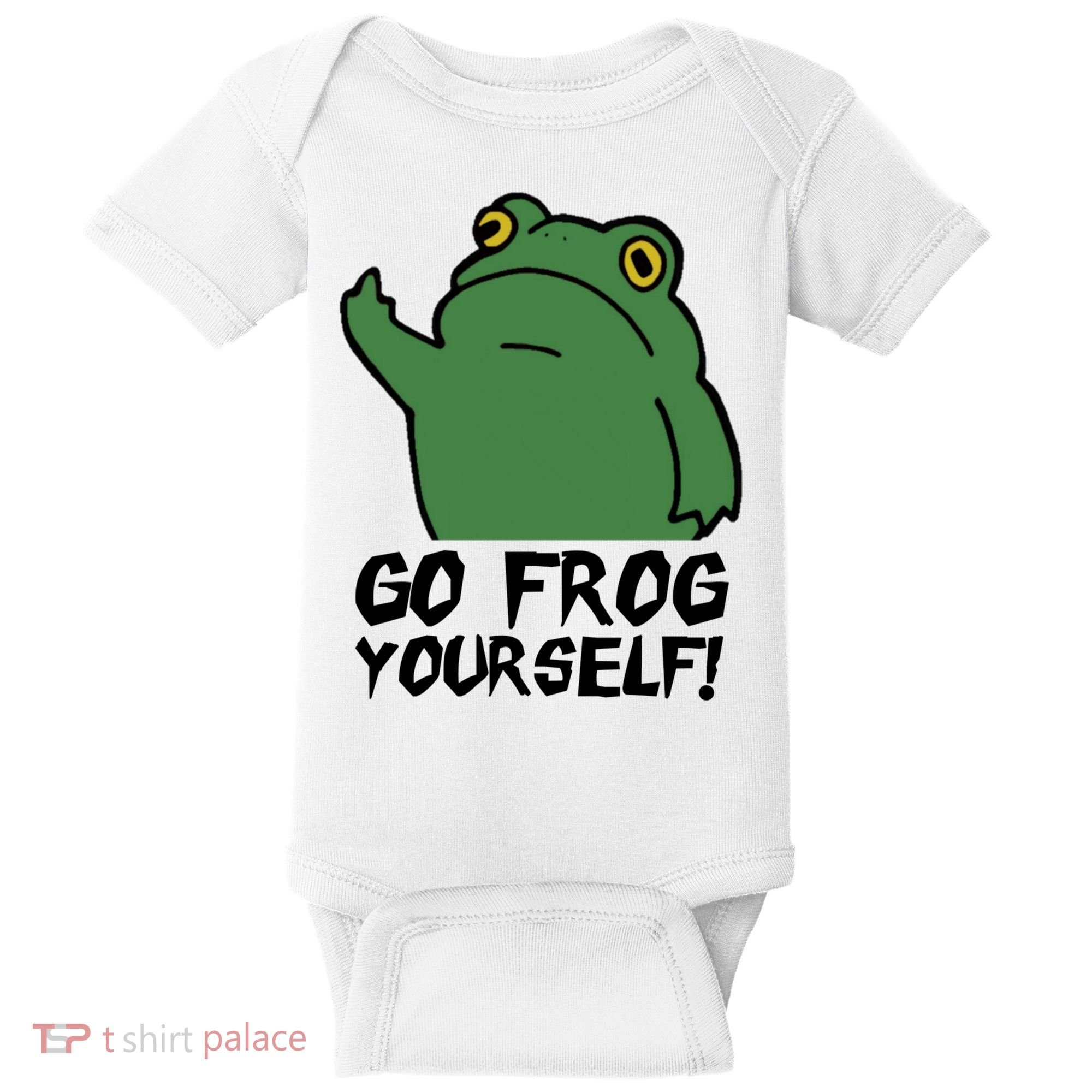 Funny Frog Go Frog Yourself! Gift Baby Bodysuit