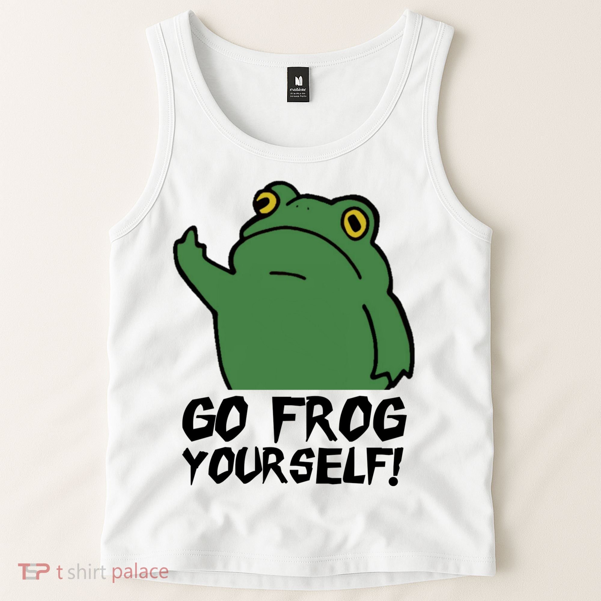 Funny Frog Go Frog Yourself! Gift Tank Top