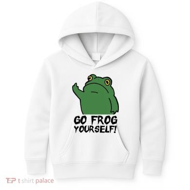 Funny Frog Go Frog Yourself! Gift Kids Hoodie