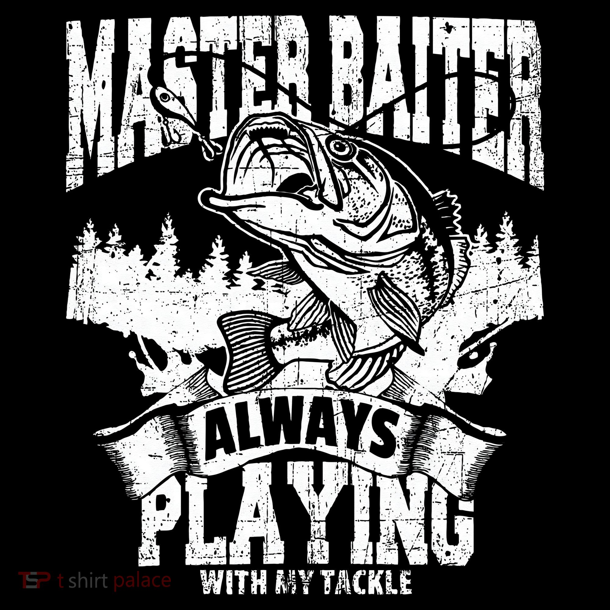 Funny Fishing Gift Master Baiter Playing W My Tackle Women's Hoodie