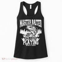 Funny Fishing Gift Master Baiter Playing W My Tackle Women's Tank Top thumb 0