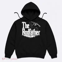 Funny Fishing Gift The Rodfather Hoodie thumb 0