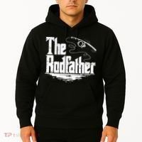 Funny Fishing Gift The Rodfather Hoodie thumb 2