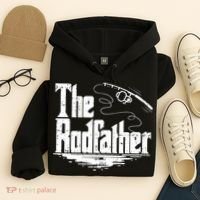 Funny Fishing Gift The Rodfather Hoodie thumb 4