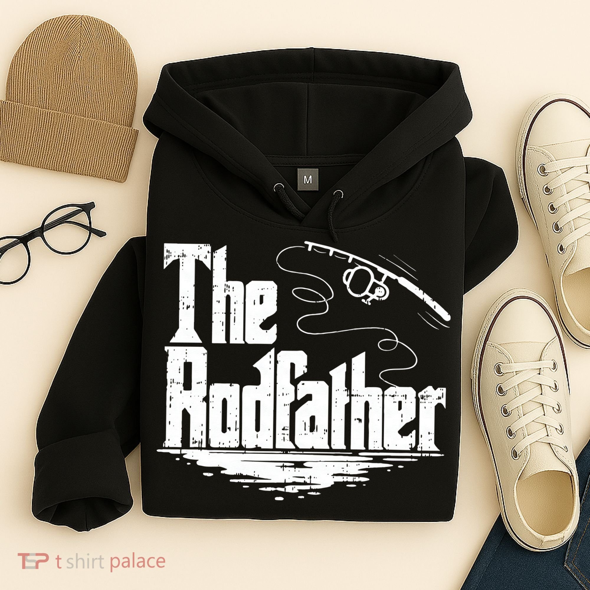 Funny Fishing Gift The Rodfather Hoodie