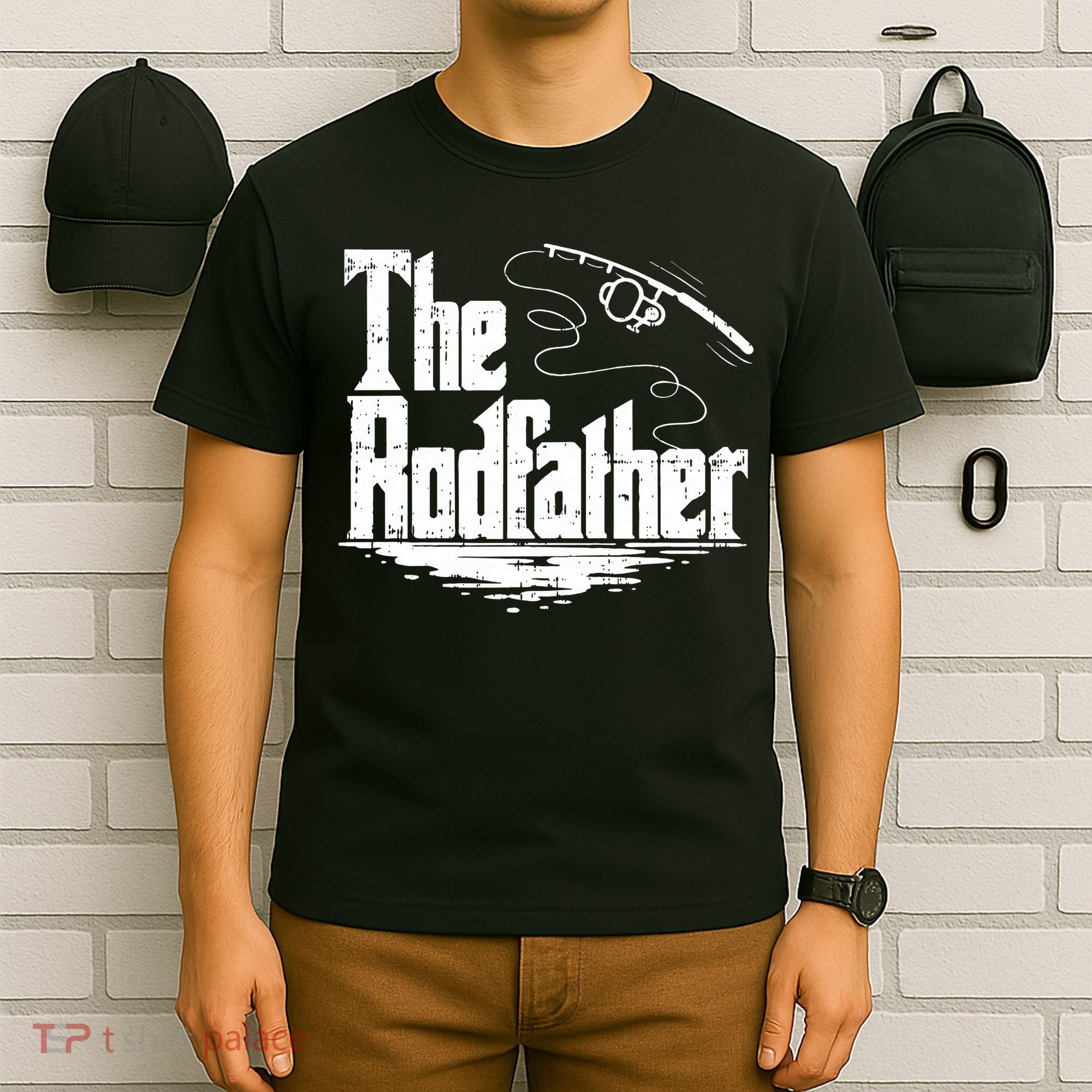 Funny Fishing Gift The Rodfather T-Shirt