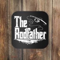 Funny Fishing Gift The Rodfather Coaster thumb 0