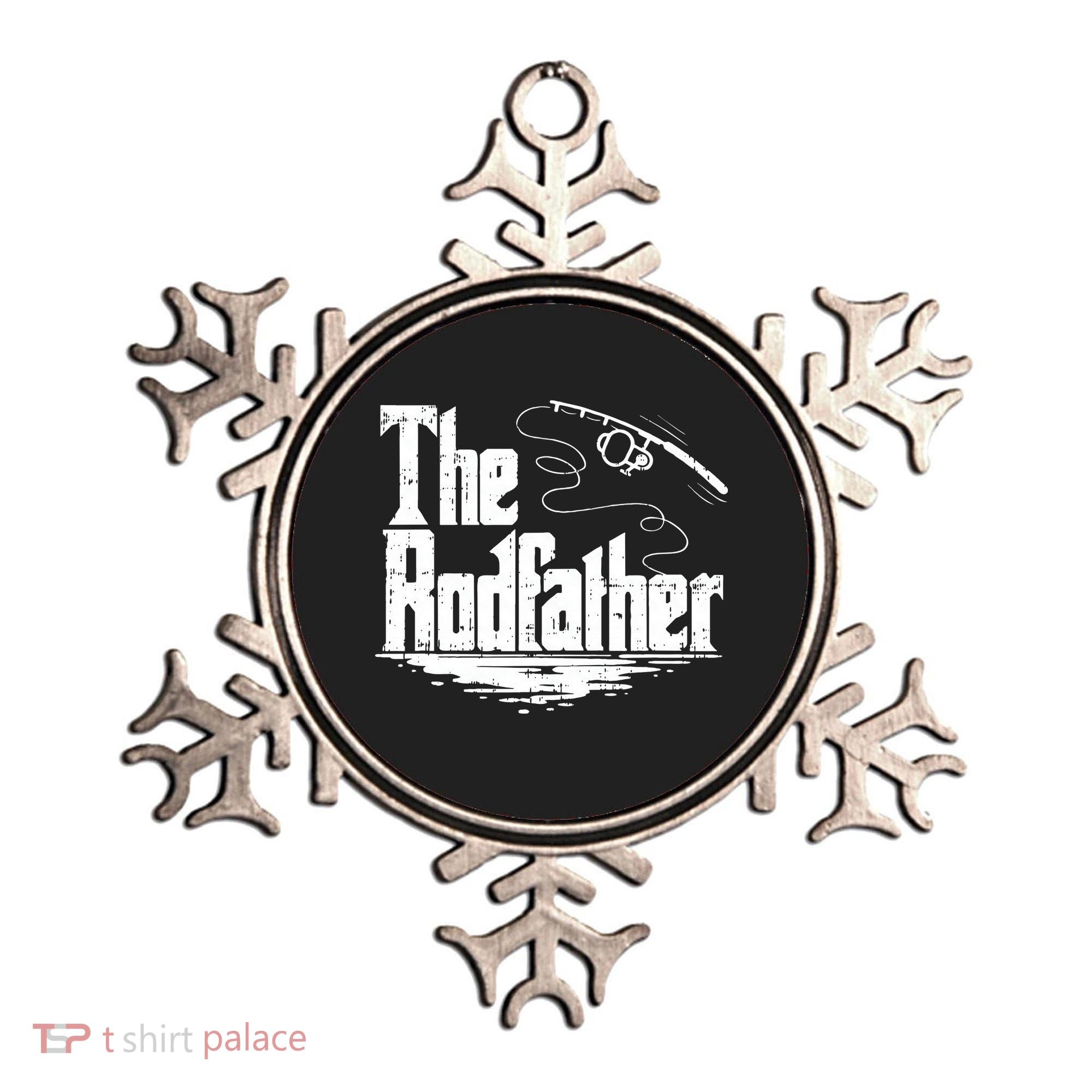 Funny Fishing Gift The Rodfather Ornament