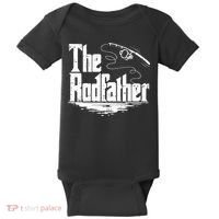 Funny Fishing Gift The Rodfather Baby Bodysuit thumb 0
