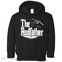 Funny Fishing Gift The Rodfather Toddler Hoodie thumb 0