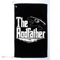 Funny Fishing Gift The Rodfather Golf Towel thumb 0
