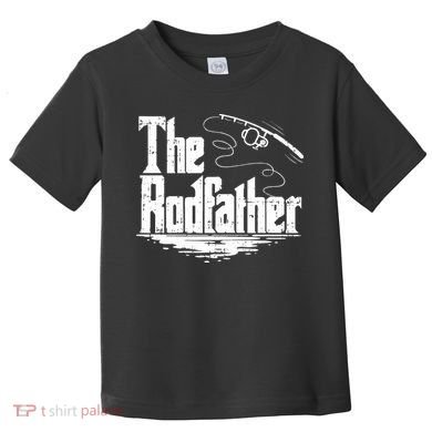 Funny Fishing Gift The Rodfather Toddler T-Shirt