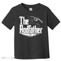 Funny Fishing Gift The Rodfather Toddler T-Shirt thumb 0