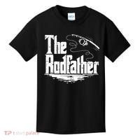 Funny Fishing Gift The Rodfather Kids T-Shirt thumb 0