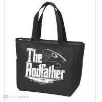 Funny Fishing Gift The Rodfather Tote Bag thumb 3