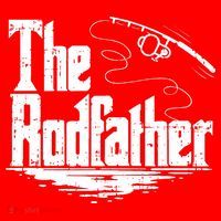 Funny Fishing Gift The Rodfather Santa Hat thumb 1