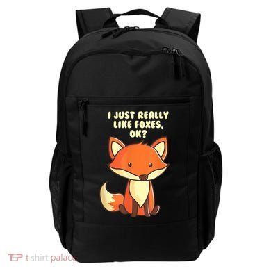 Funny Fox Gift I Just Really Like Foxes Ok Gift Backpack