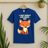 Funny Fox Gift I Just Really Like Foxes Ok Gift T-Shirt thumb 2