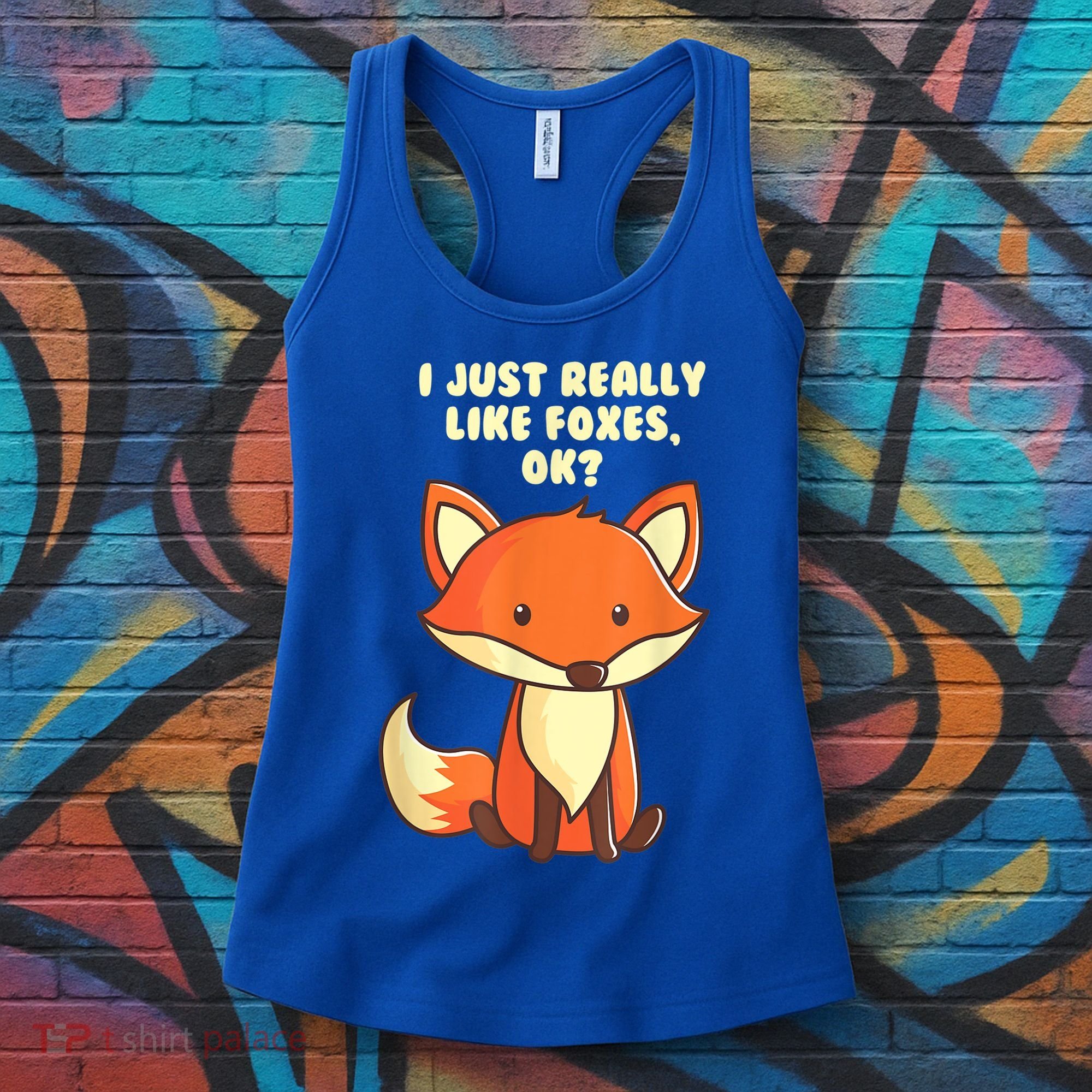 Funny Fox Gift I Just Really Like Foxes Ok Gift Women's Tank Top