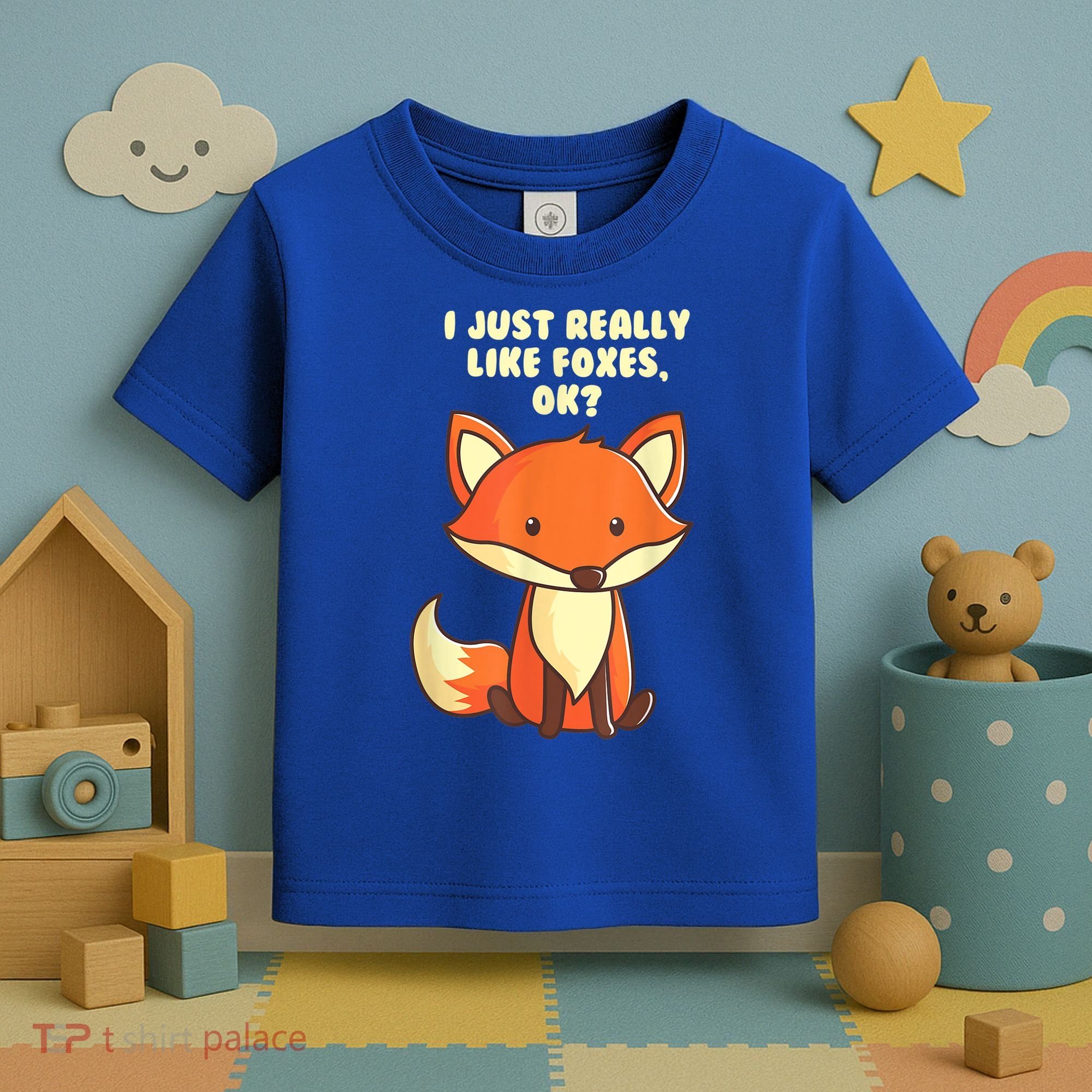 Funny Fox Gift I Just Really Like Foxes Ok Gift Toddler T-Shirt