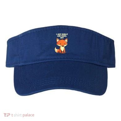 Funny Fox Gift I Just Really Like Foxes Ok Gift Visor