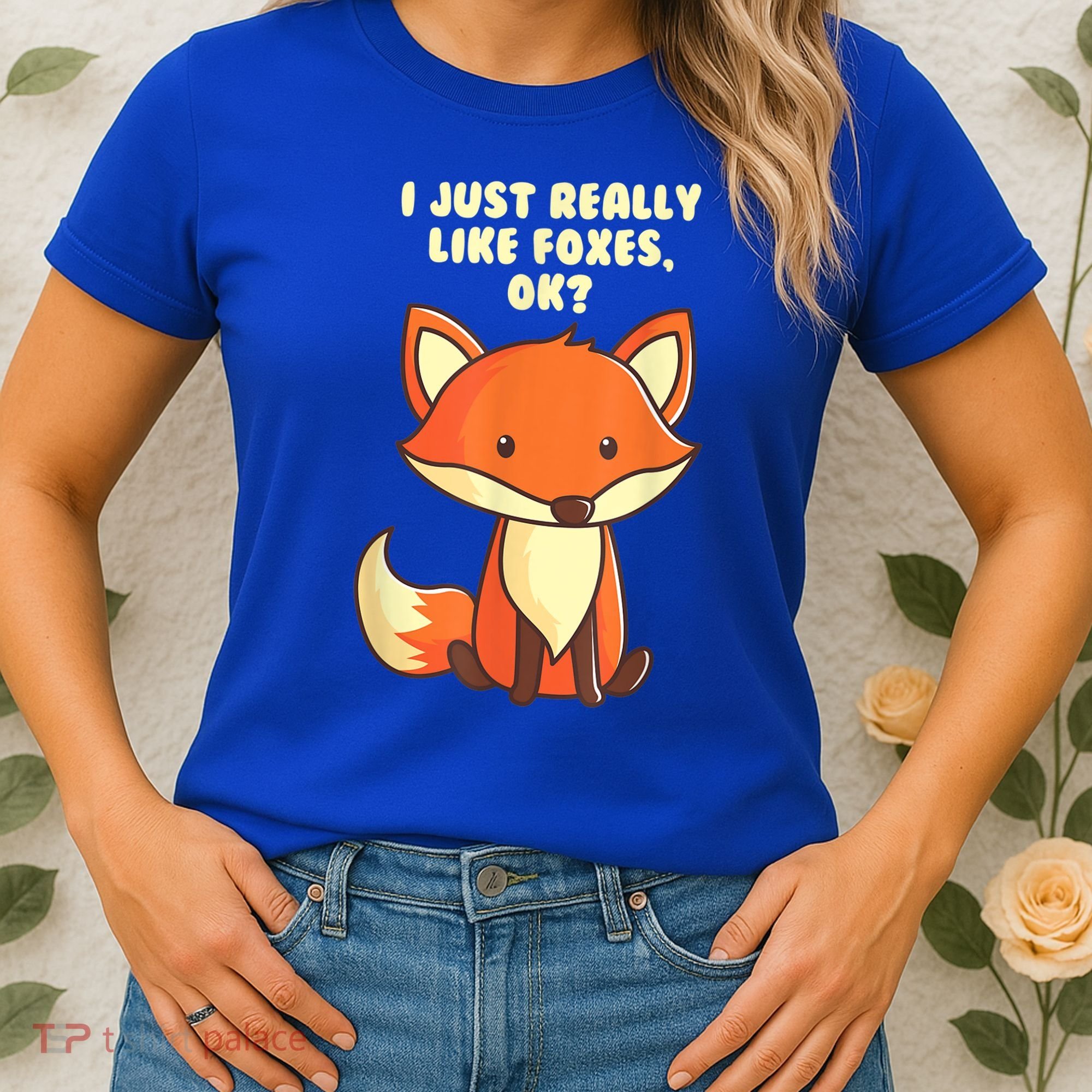 Funny Fox Gift I Just Really Like Foxes Ok Gift Women's T-Shirt