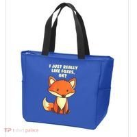 Funny Fox Gift I Just Really Like Foxes Ok Gift Tote Bag thumb 3